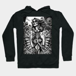 Skeleton woman Hoodie